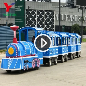 Kiddie Theme Park Amusement Adult Electric Mall Mini Tourist Trackless Train Set Ride For Sale