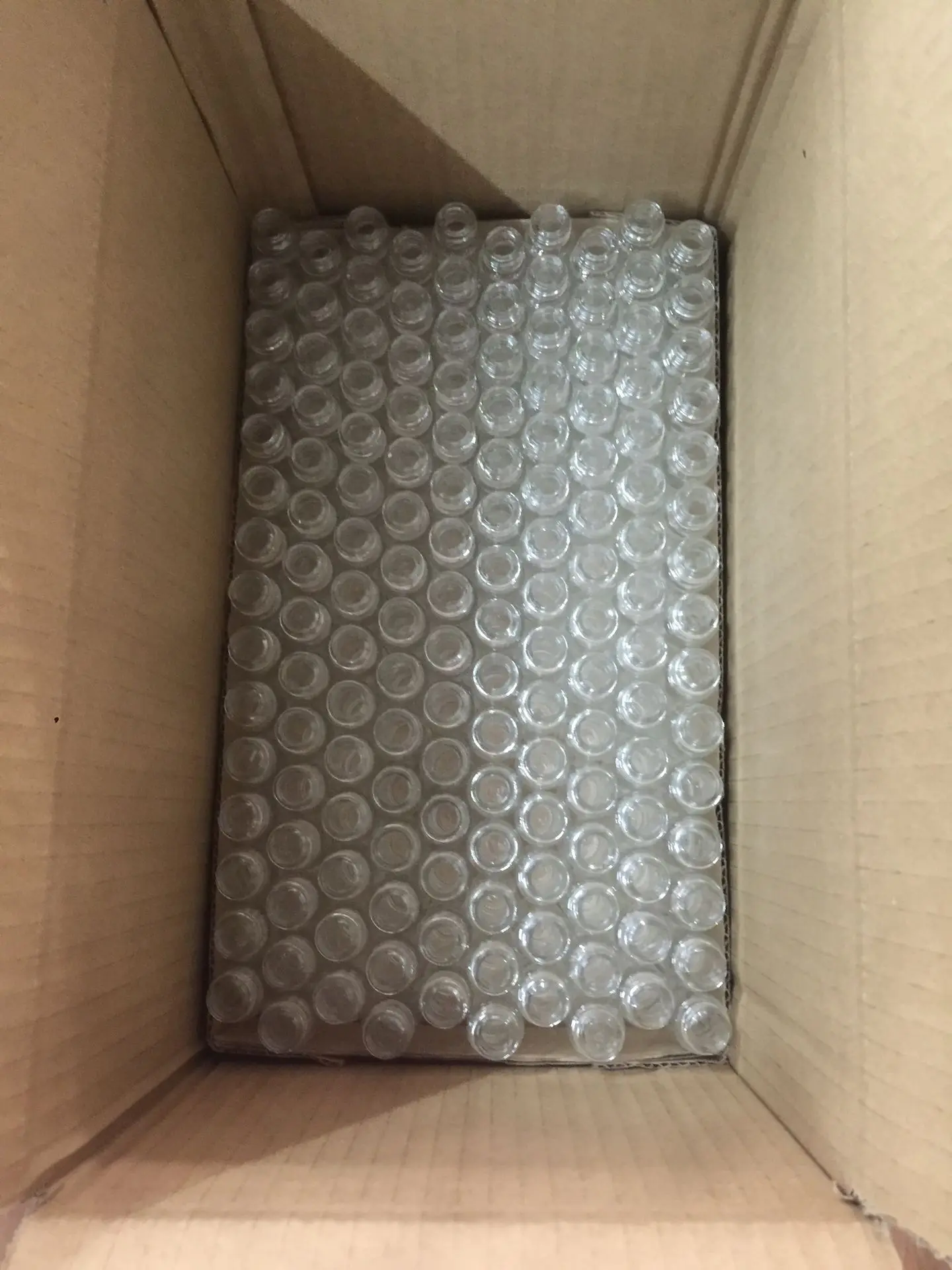 buy 水晶玉玻璃瓶用于精油香水化妆品包装卷在玻璃瓶上,10毫升透明