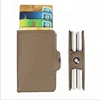 New-design dual card magnetically shielded credit card and bank card box / Business card holder / metal card box