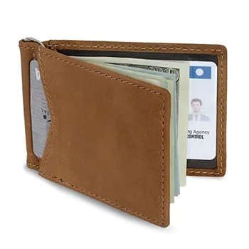 Bifold Wallet Slim Money Clip Custom 