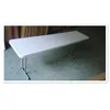HDPE top Rectangle dinner Table outdoor plastic top folding table