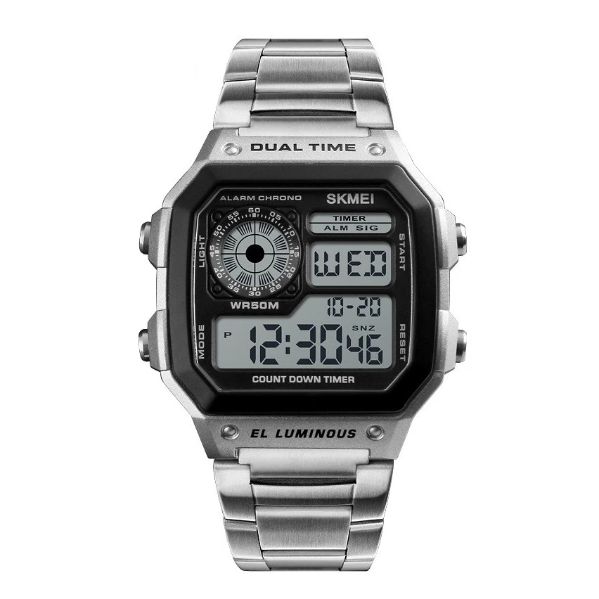 

Reloj Skmei 1335 Stylish Waterproof Chronograph Calendar Digital Sports Wrist Watch for Man