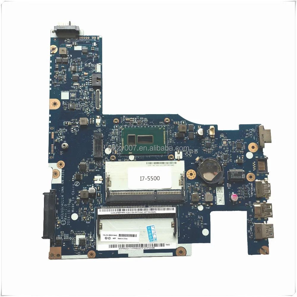 

Reboto For Lenovo G50-80 Laptop Motherboard I7-5500U Processor 2.40GHz ACLU3/ACLU4 UMA NM-A362 Full Tested Free Shipping