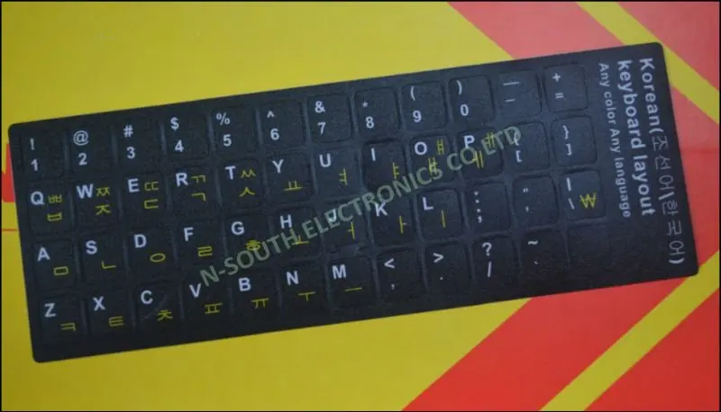 korean keyboard layout stickers