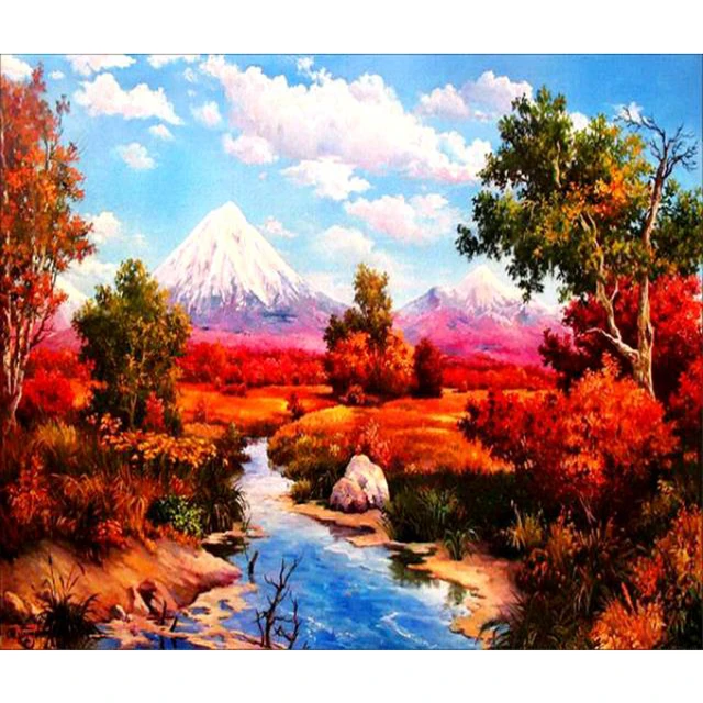beautiful pictures famous handmade natural scenery painting