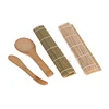 Bamboo Sushi Making Kit for Beginner Included 2 Rolling Mats ,100% Natural Bamboo Sushi Mats and Utensils