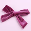 2019 Fashion Plus Size Velvet Bows Hair Clips For Girls,Cute School Kids Knotbow Hairpins,Children Hair Accessories