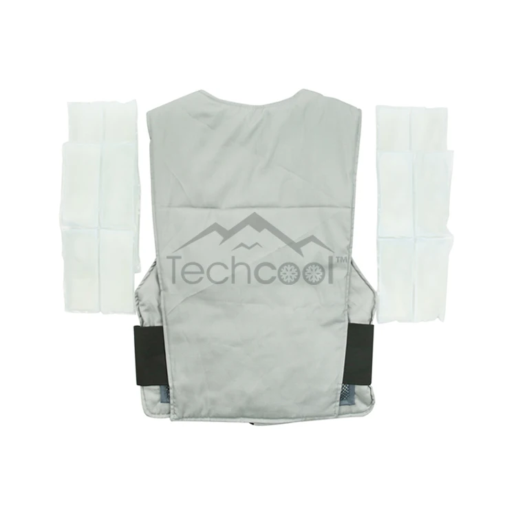 
Techcool Summer Cold Pack Gel Pad Ice Cooling Vest Without Ice Packs 