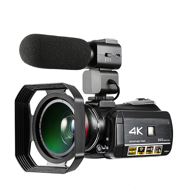 

HDV-AC3 DSLR HDV HOT SELLING Digital Zoom 30X 4k video camera 3.0" LCD touch TFT screen dv mic phone digital camera professional