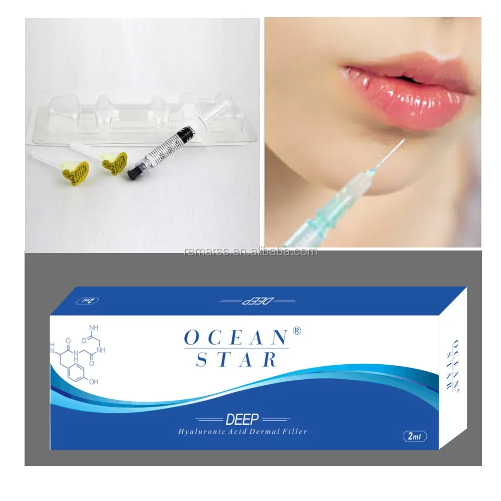 

2019 Free shipping fillers lips 2ml DEEP HYaluronic acid injection for lip fullness
