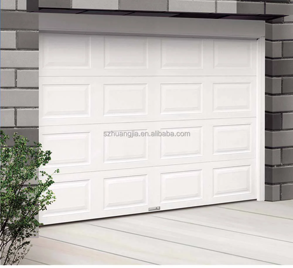 Automatic White Galvanized Steel With Foam Folding Garage Door 8x7 Automatic Roll Up Garage Door Buy Automatic Roll Up Garage Door 8x 7 Folding