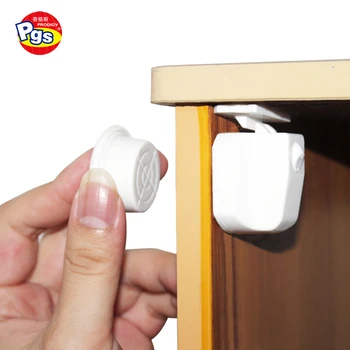 Easy To Install Adhesive Magnetic Lock Baby Cabinet Door Locks
