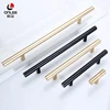 High Quality Cabinet Handles and knobs black metal wardrobe