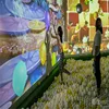indoor soft playground interactive throw ball projection game for kids