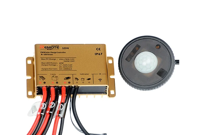 
China factory 30W to 200W circuit pwm solar charge controller with remote control 