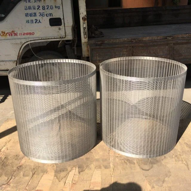 100 300 500 Micron Water Well Johnson Screen Well Point Wedge Wire Flat