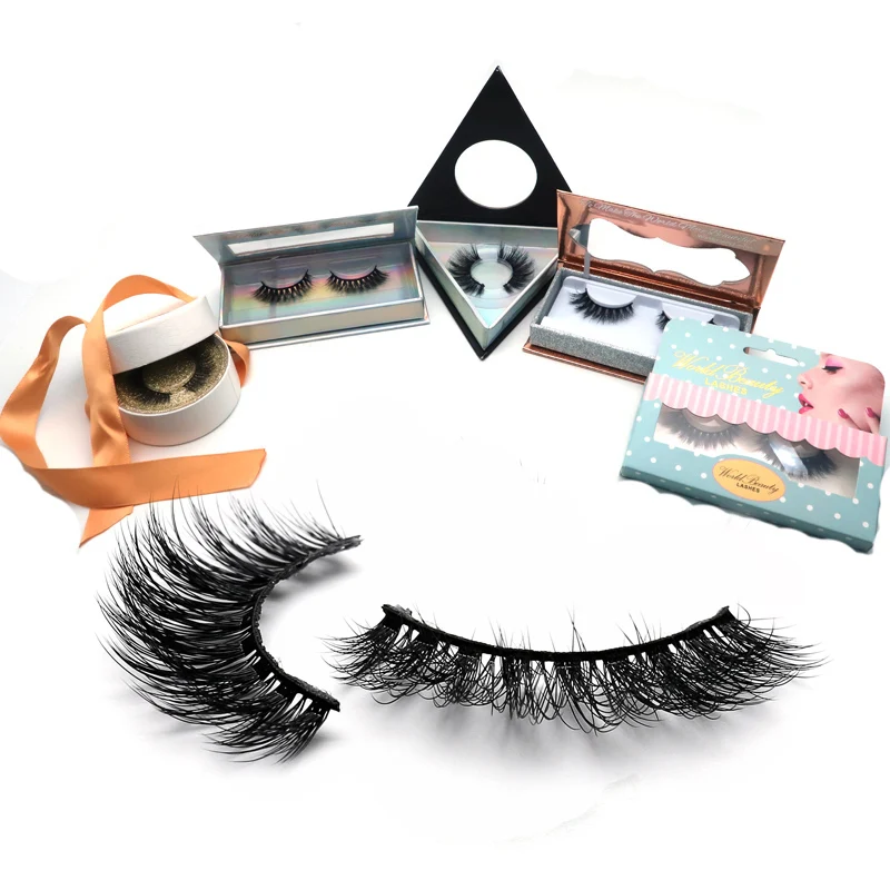 

Worldbeauty Faux Mink Lashes 3D False Eyelashes, N/a