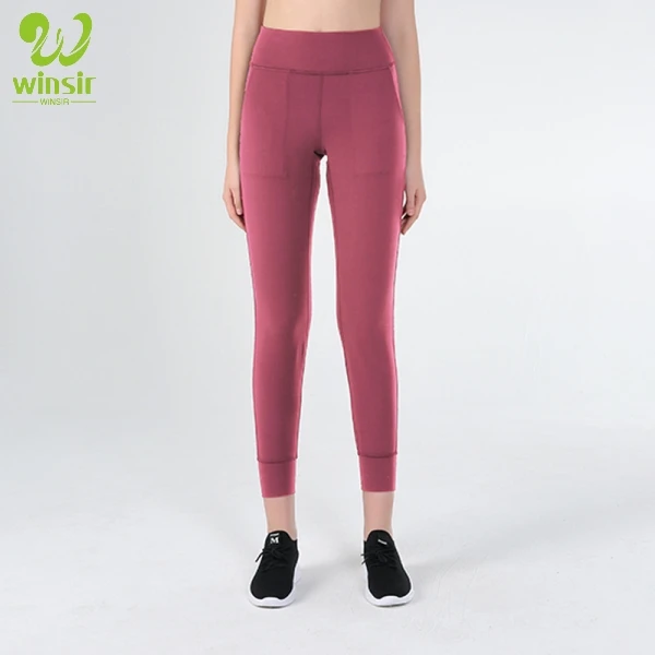 

Wholesales Naked Fabric Skinny Casual Lounge Wear Womens Joggers Trousers Ladies Tracksuit Bottoms Jogging Gym Pants With Pocket, Customized colors