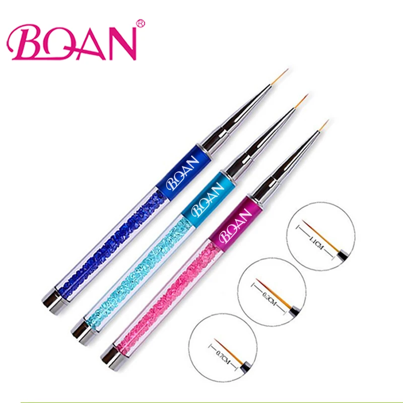 

2017 BQAN New Trending Professional Beauty Salon Art Tool Rhinestone Nail Art Liner Brush