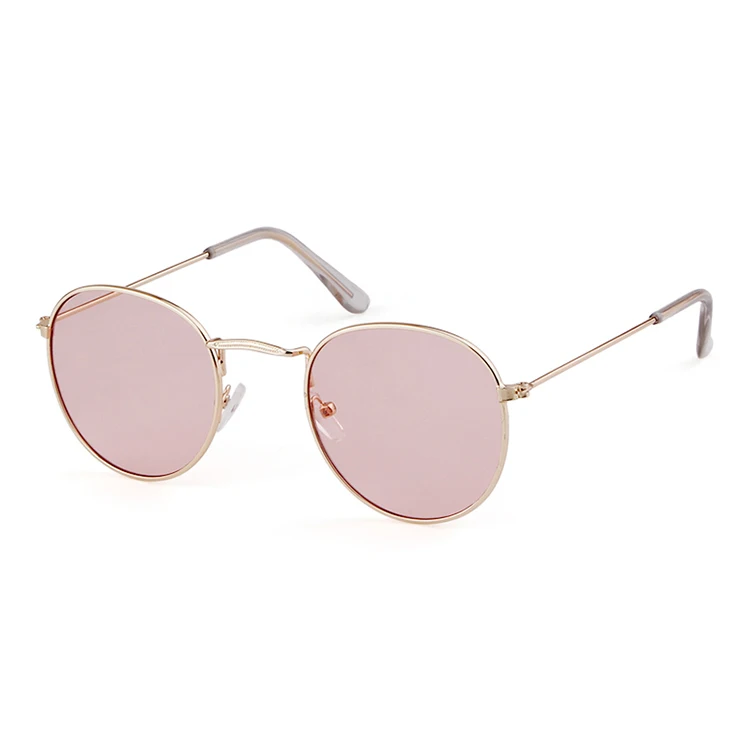 

STORY PSTY3447E Vintage Circle Round Retro Metal Crystal Sunglasses Women Men Brand Steampunk