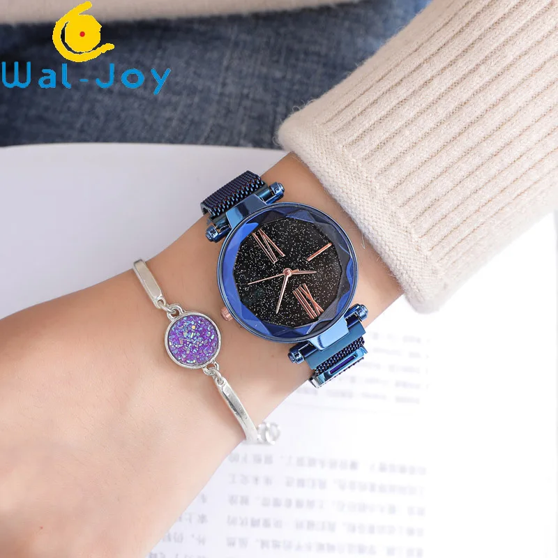 

WJ-7922 Micro-business Explosion Models Watch Network Fashion Simple Women's Trend Starry Diamond Girl Watch