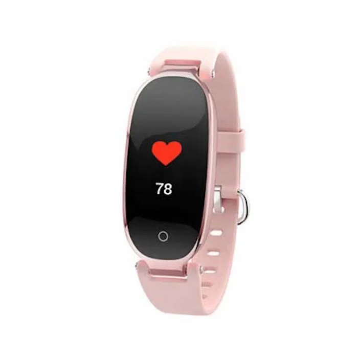 

2019 color screen girl S3 ce rohs smart watch sleep monitor watch S3plus smart band wristband bracelet, Black;pink;gold