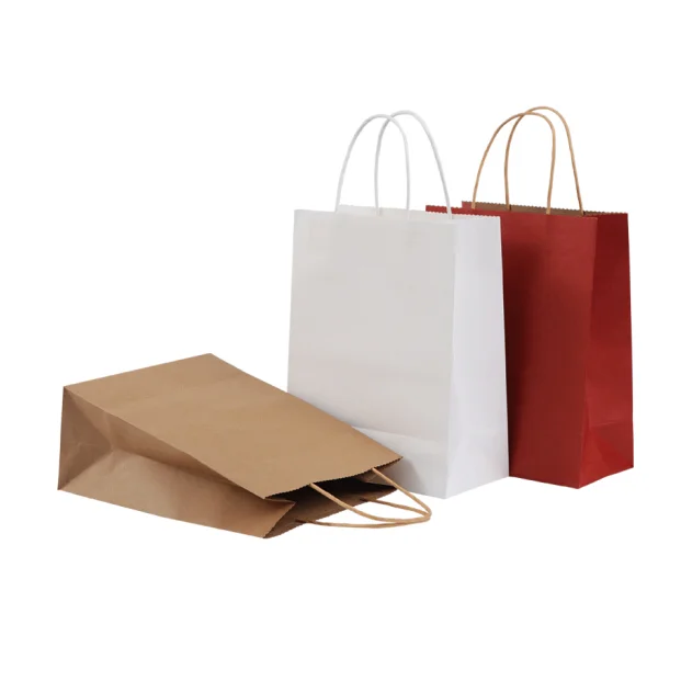 paper bags with string handles