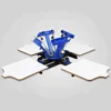 4 Color 4 Station Silk Screening Screenprint Press Screen Printing Machine DIY