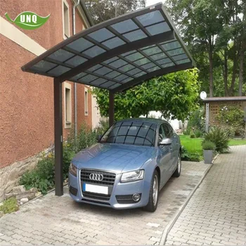 Polycarbonate European Style Car Canopy Shade / Cantilever Car Port Car ...