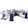 Automatic Octopus Rotary Textile Silk Screen Printing Machine
