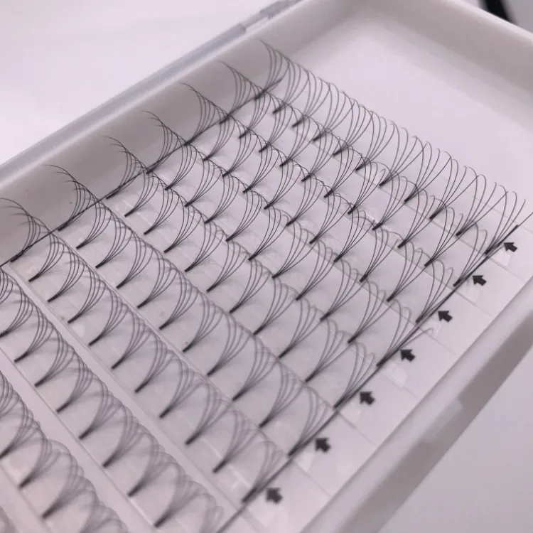 Imported wholesale makeup uniquelashes Premade Fans mink eyelash 0.05 0.07 0.10mm J B C D Volume Eye Lashes 4D False Eyelashes