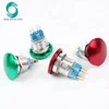 22mm IP67 Waterproof Switch momentary 1NO 1NC Metal Aluminum Switch Push Button Mushroom Emergency Stop Push Button
