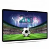120 Inches 16:9 Simple Wall Mounted Projector Screen Polyester Portable Foldable Projection Screen For Home & Outdoor Cinema