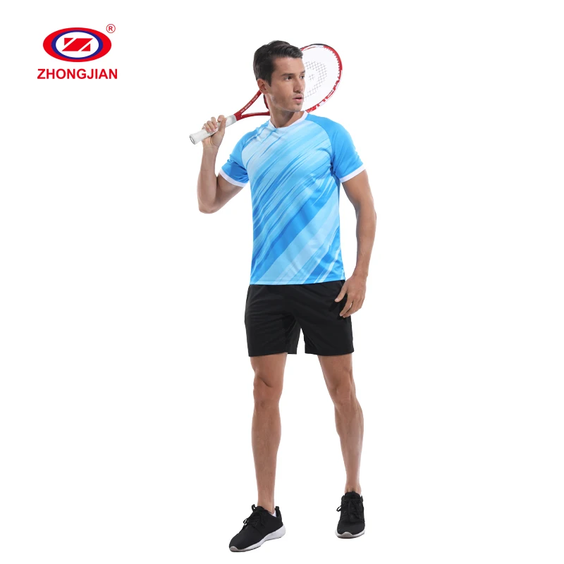 

tennis clothing athletic wear boys badminton set, Orange,blue,green,pink