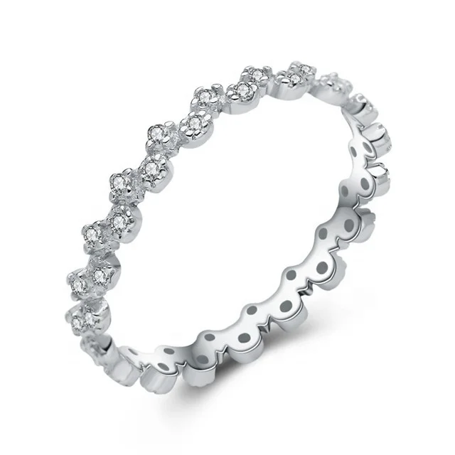 

Yiwu Fashion Jewelry CZ Stone 925 Sterling Silver Branch Ring, White