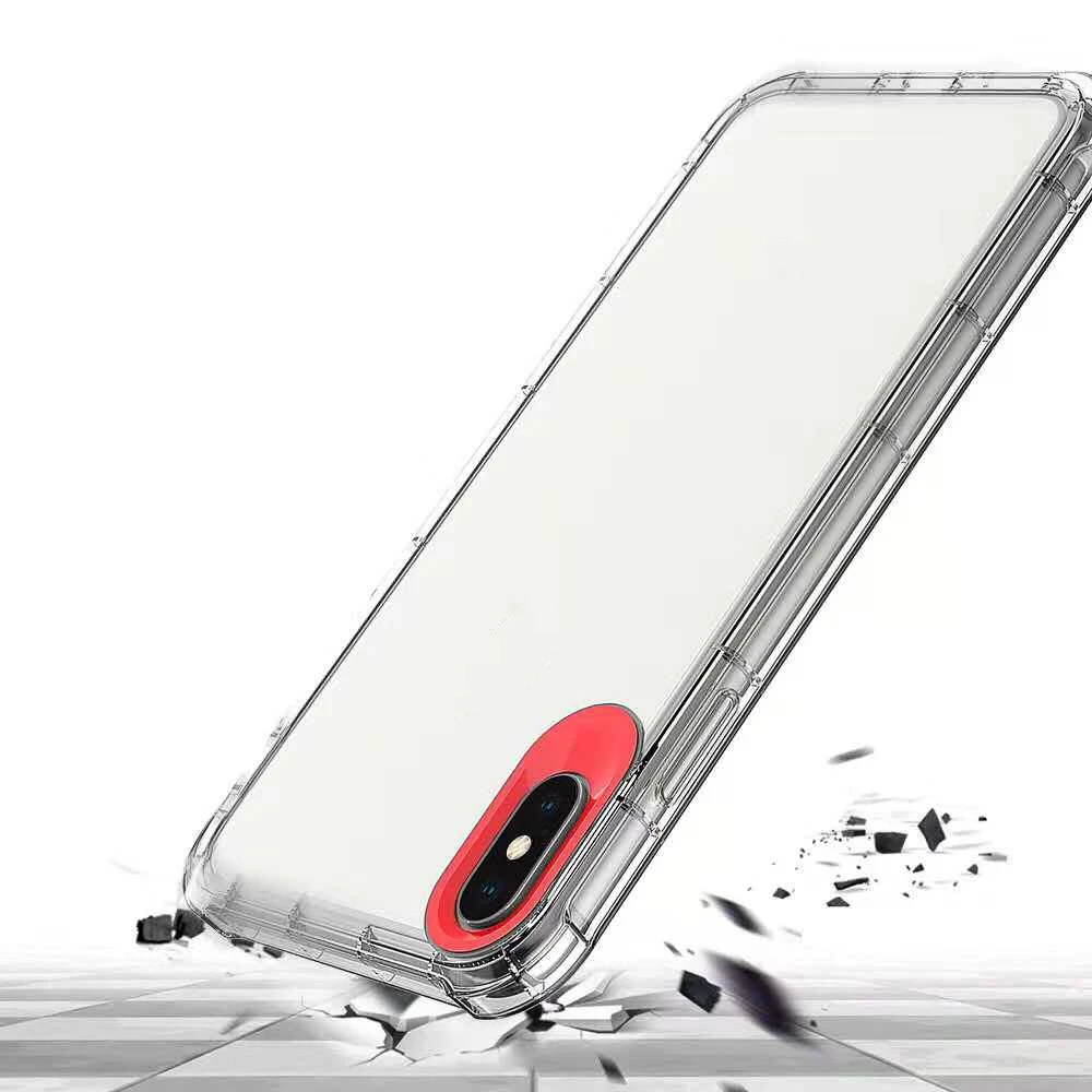 

New arrive airbag anti-drop clear TPU protective phone case for iPhone xs max shockproof TPU case for iPhone x, Colors optional