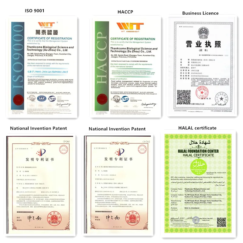 
Yogurt starter culture patent strain food ingredient raw material streptococcus thermophilus 