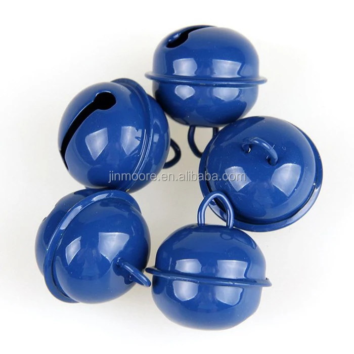 
MJB01 Decoration Pet Pendants Key Crafts Colorful Jingle Bells With Bead 