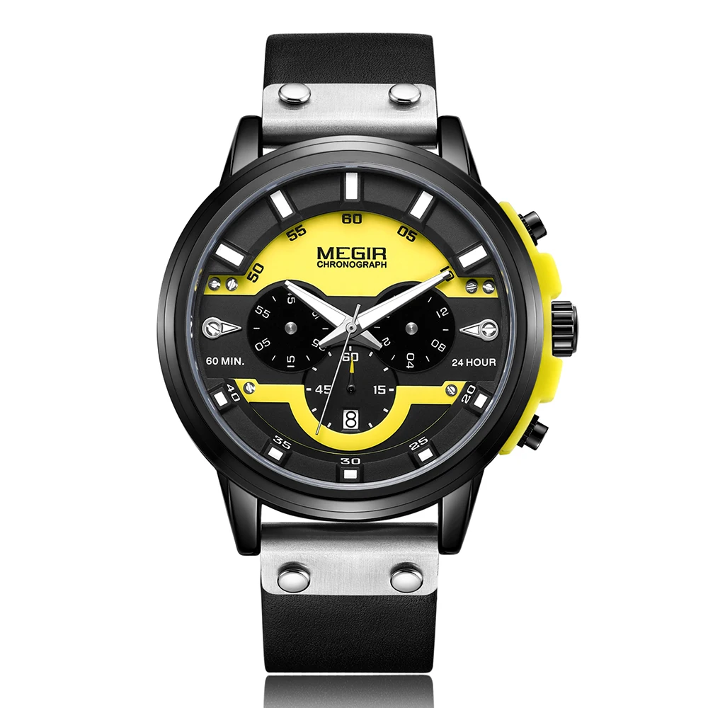 

2019 New Arrival Brand Your Watch Luxury Men Watches Megir Quartz Sport Watches