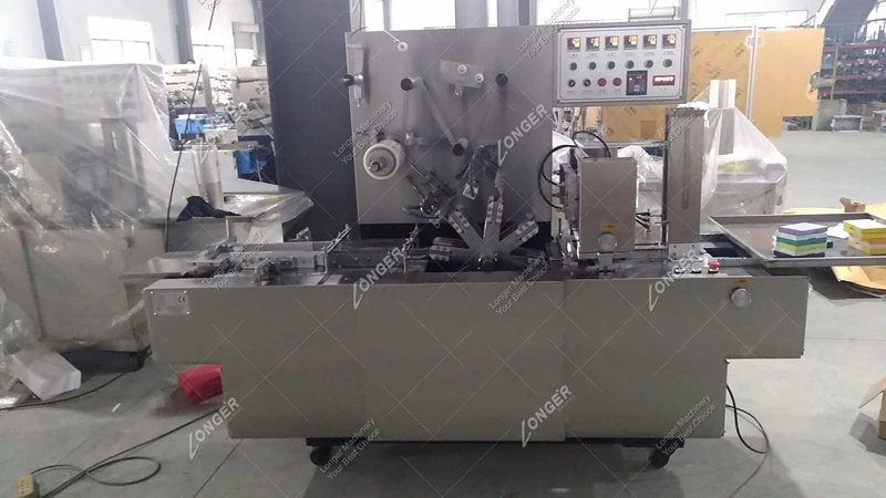 Carton Chocolate Soap Wrapper CD Packaging Tea Box Packing Production Perfume Box Overwrapping Small Cellophane Wrapping Machine