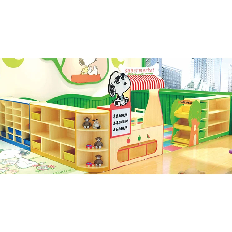 
School Supplies Cabinet Children Indoor Wooden Furniture Combination Cabinet For Kids  (60671459396)