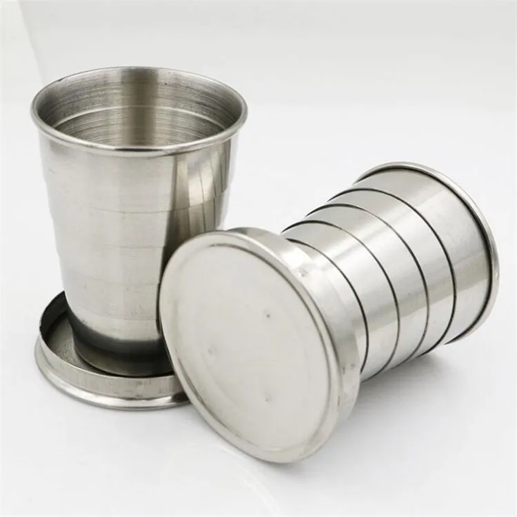 Collapsible Shot Glass Keychain Portable Hip Flask Shot Glass Buy