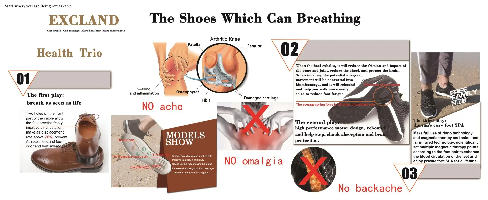 2020 air cushion health sports  shoes for man