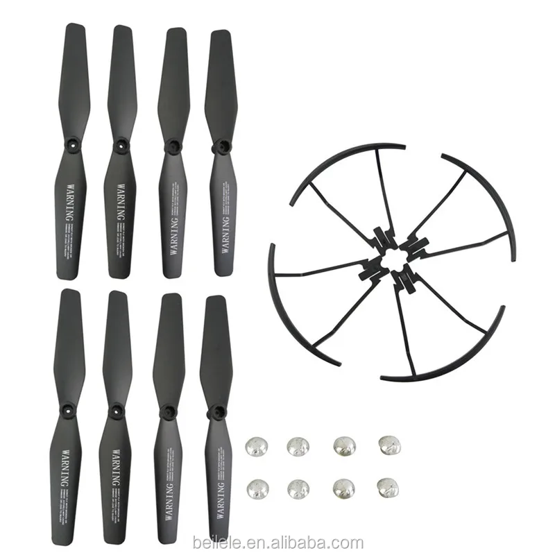 

8PCS Black Propeller and 4PCS Propeller Guard For 8807 8807W Visuo XS809 XS809W XS809HW RC Drone Spare Part Propeller