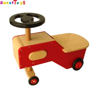 wooden steering wheel toy