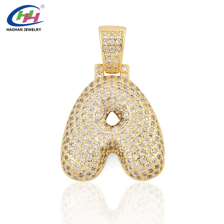 

classical crystal jewelry design English letter pendant without chain for women, Customers' request