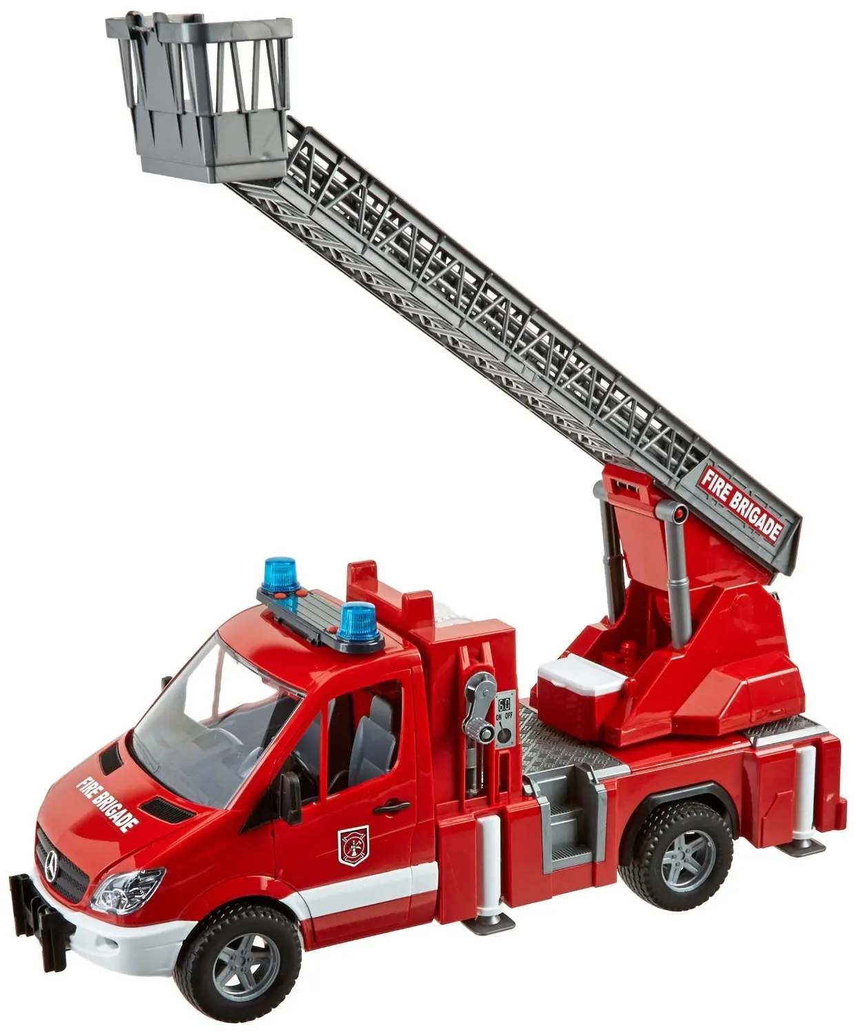 bruder fire truck with water pump instructions