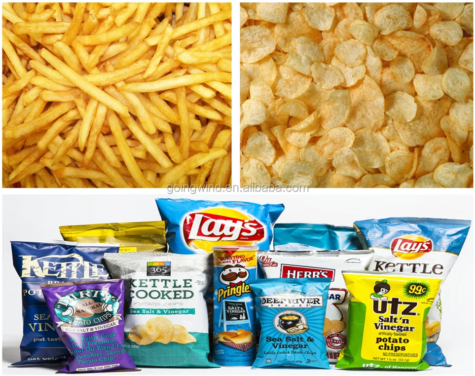 Automatic Lays Chips Packing Machine Nitrogen Potato Chip Vacuum