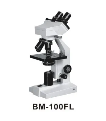 University lab sliding free binocular head abbe condenser electric microscope