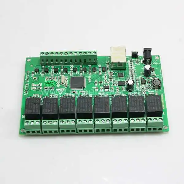 V5.0 8Ch Relay Network IP Relay Web Relay Dual Control Ethernet RJ45 interface